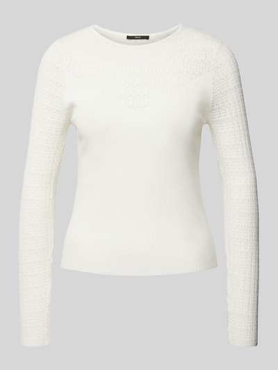 Zero Strickpullover in Ripp-Optik Offwhite 2