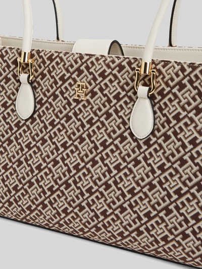 Tommy Hilfiger Henkeltasche mit Logo-Jacquard Modell 'GRACE' Bordeaux 3