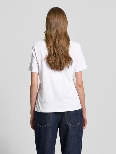 Pepe Jeans T-Shirt mit Label-Print Modell 'RUMER' Weiss 5