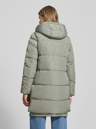 Only Płaszcz pikowany o kroju regular fit z kapturem model ‘KELLY’ Trzcinowy 5