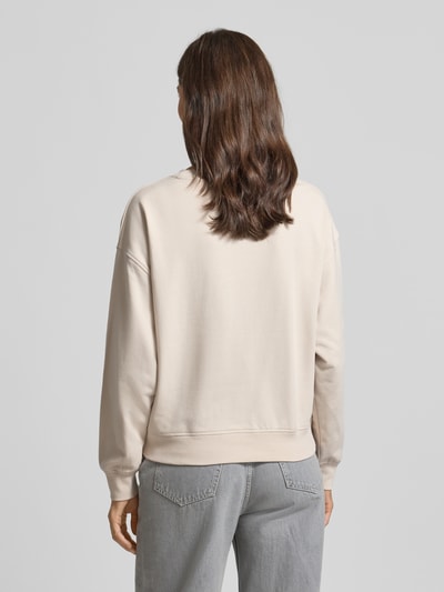 Smith and Soul Bluza z wyhaftowanym napisem model ‘SOUL STUDIO’ Piaskowy 5
