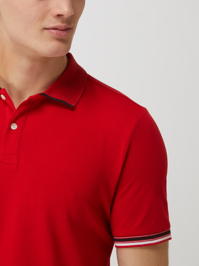 HECHTER PARIS Poloshirt aus Piqué Rot 3