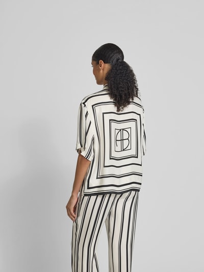 Anine Bing Oversized Hemdbluse mit Knopfleiste Weiss 5