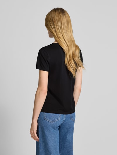 Tom Tailor Denim Regular Fit T-Shirt aus reiner Baumwolle Black 5