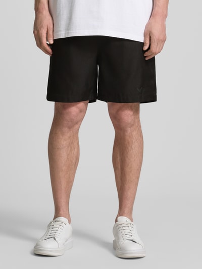 COLUCCI Shorts mit Logo und elastischem Bund Black 4