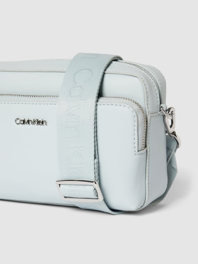 CK Calvin Klein Schoudertas met labelapplicatie Lichtblauw - 3