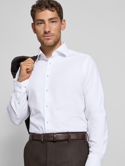 OLYMP Modern Fit Business-Hemd mit Kentkragen Modell 'Global' Weiss 3