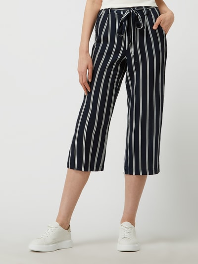 Only Culotte mit Streifenmuster Modell 'Winner' Dunkelblau 4