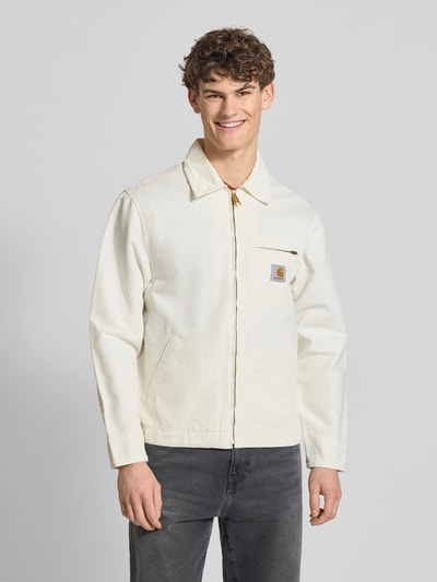 Carhartt Work In Progress Jacke mit Label-Detail Modell 'Detroit' Offwhite 4