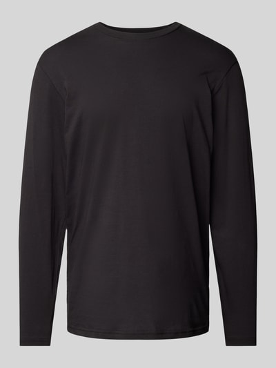 RAGMAN Longsleeve mit Rundhalsausschnitt Black 2