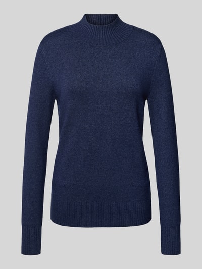 Christian Berg Woman Sweter z dzianiny ze stójką Ciemnoniebieski melanż 2