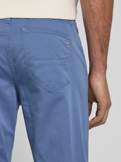 Brax Regular fit chino in 5-pocketmodel, model 'ULTRALIGHT' Oceaanblauw - 3