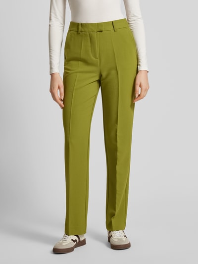 B.Young Regular fit stoffen broek met persplooien, model 'Denoa' Groen - 4