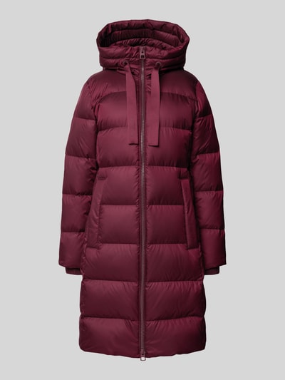 Marc O'Polo Regular Fit Daunenmantel mit Daunen-Feder-Füllung Bordeaux 2