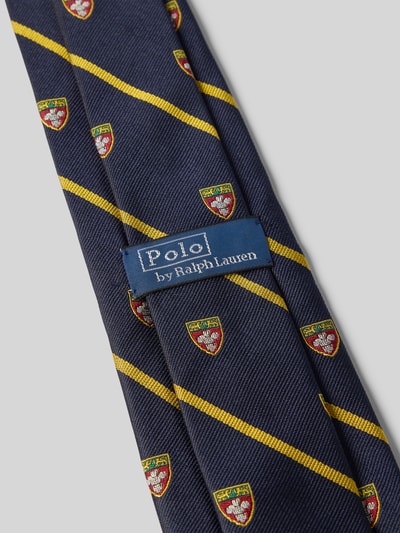 Polo Ralph Lauren Seidenkrawatte mit Label-Detail Marine 3