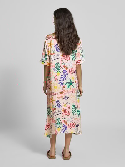 Rich & Royal Midi-jurk met V-hals Offwhite - 5