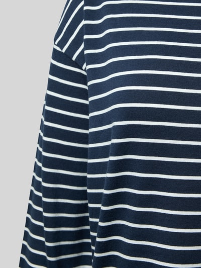 Christian Berg Woman Pyjama-Oberteil mit Rundhalsausschnitt Dunkelblau 2