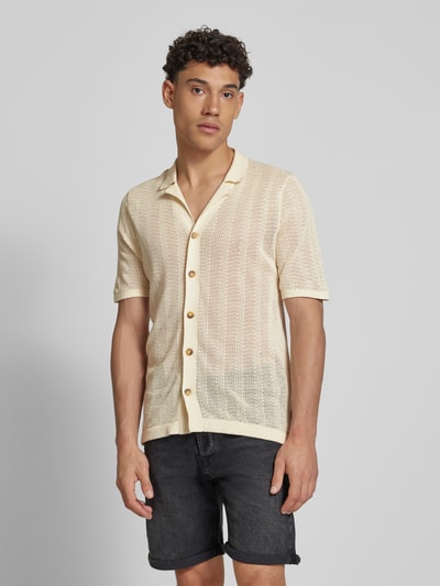 Only & Sons Freizeithemd mit Knopfleiste Modell 'DIEGO' Offwhite 4