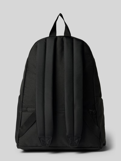 Produktfoto, czarny plecak z przegródką na laptop Rucksack mit Laptopfach von Lacoste, jednolita faktura, kosmetyczka męska