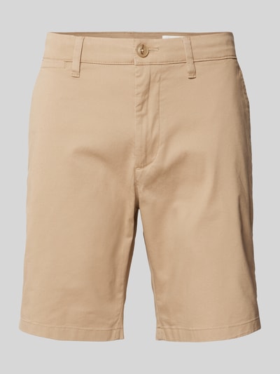 s.Oliver RED LABEL Regular Fit Bermudas mit Leistentasche Beige 2