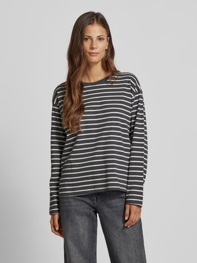 Kaffe Longsleeve met ronde hals Zwart - 4