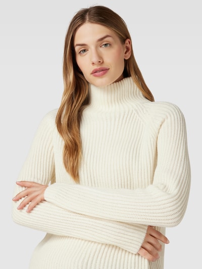 Drykorn Gebreide pullover met opstaande kraag, model 'ARWEN' Ecru - 3