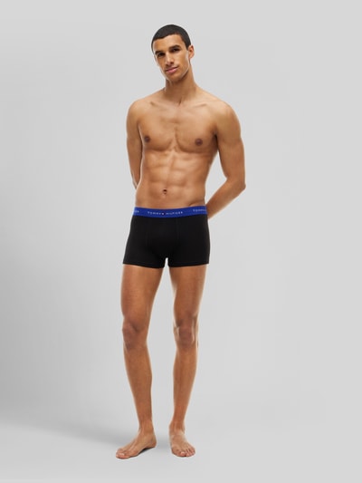Tommy Hilfiger Obcisłe bokserki z mieszanki bawełny w zestaw 5 szt. Czarny 1