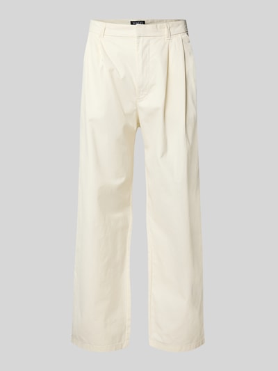 Review X MATW Hose mit gelegten Falten und Gesäßtaschen Offwhite 2