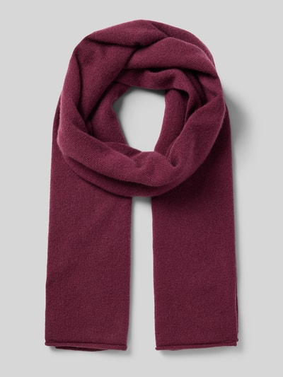 Christian Berg Woman Kaschmirschal in Strick-Optik Bordeaux 1