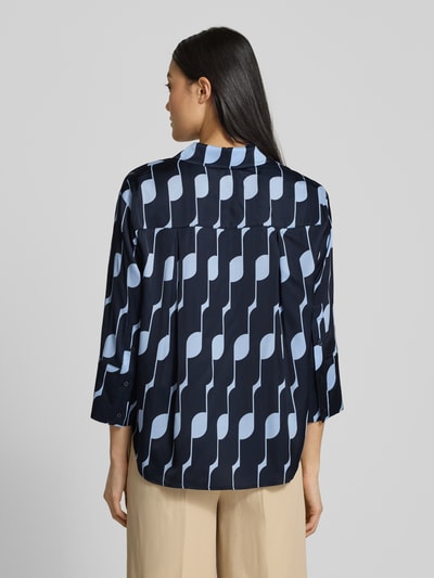 Someday Bluzka koszulowa o kroju regular fit z rękawem o dł. 3/4 model ‘Zellie’ Granatowy 5