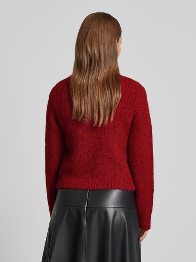 Vero Moda Pullover mit Rundhalsausschnitt Bordeaux 5