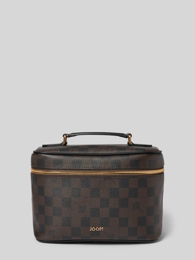 JOOP! Make-uptasje met labeldetail Donkerbruin - 1