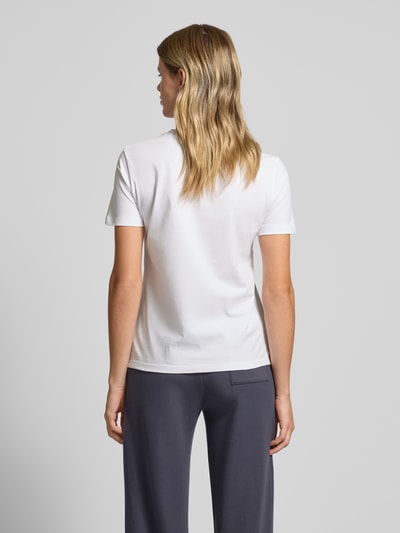 Calvin Klein Jeans Regular Fit T-Shirt mit Label-Patch Weiss 5