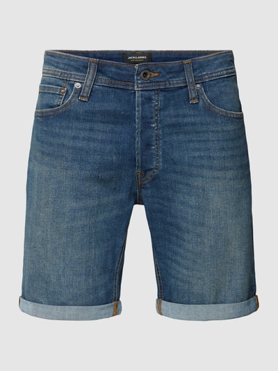 Jack & Jones Szorty jeansowe z 5 kieszeniami model ‘RICK ORIGINAL SHORTS’ Jeansowy niebieski 2