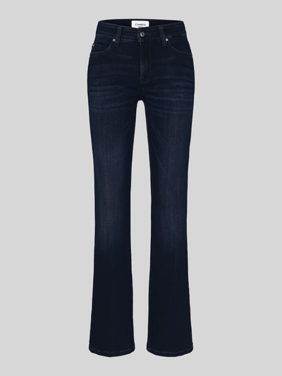 CAMBIO Regular Fit Bootcut-Jeans aus Viskose-Baumwoll-Mix Modell 'PARIS FLARED' Dunkelblau 2