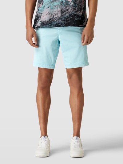 BOSS Orange Slim Fit Chino-Shorts mit Eingrifftaschen Aqua 4