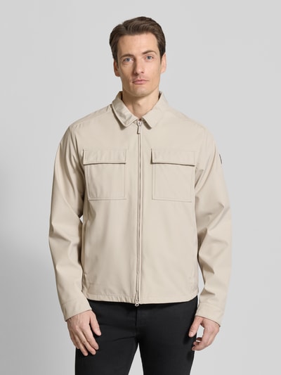 Colmar Originals Regular Fit Hemdjacke mit Umlegekragen Kitt 4