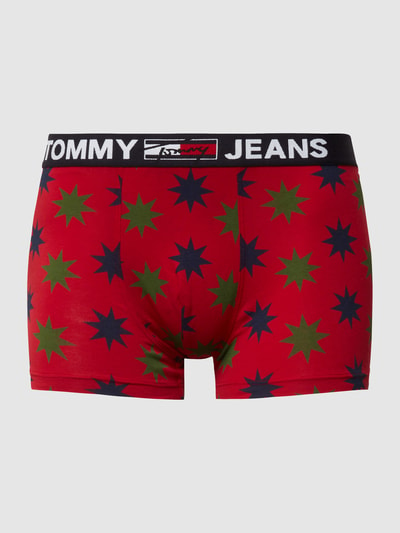 Tommy Hilfiger Trunks mit Logo-Bund und Allover-Muster Rot 2