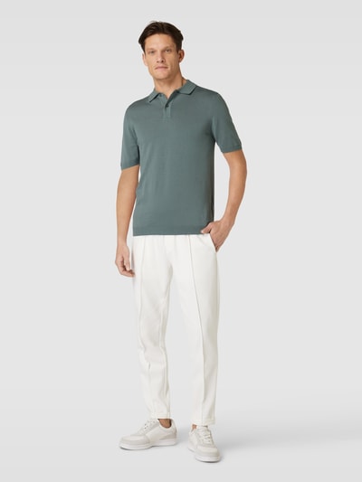 Roy Robson Poloshirt in effen design Lindegroen - 1