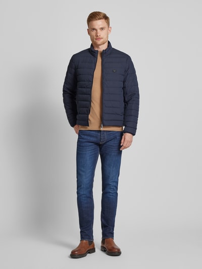 Emporio Armani Steppjacke mit Label-Patch Marine 1