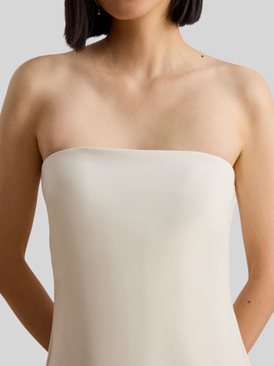Lauren Ralph Lauren Figurbetontes Cocktailkleid mit Beinschlitz Beige 3