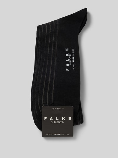 Falke Kniekousen met ribstructuur, model 'Shadow'  Kit - 3