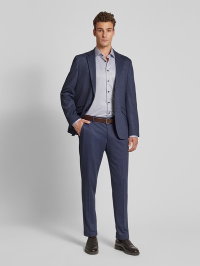 Pierre Cardin Chino met Franse steekzakken, model 'Rick' Marineblauw - 1