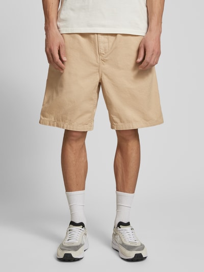 Carhartt Work In Progress Shorts mit elastischem Bund Modell 'FLINT' Beige 4