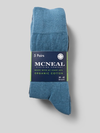 MCNEAL Socken mit geripptem Abschluss im 5er-Pack Jeansblau 3