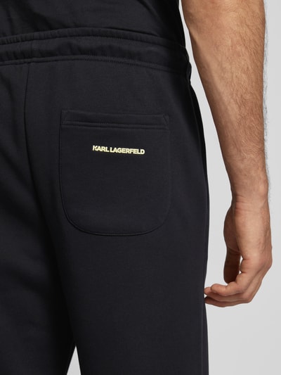 Karl Lagerfeld Sweatpants mit Label-Details Black 3