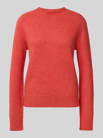 BOSS Orange Regular fit gebreide pullover van wolmix met alpaca, model 'C_FESPERANASY' Rood - 2