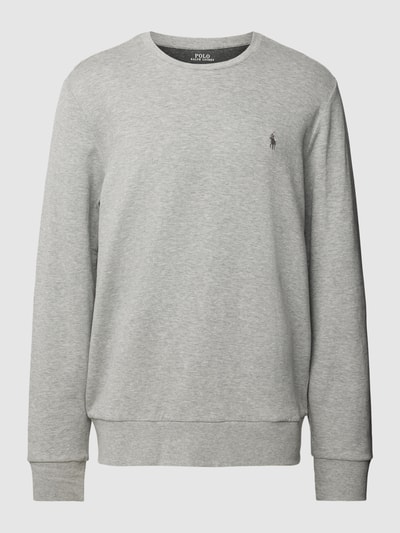 Polo Ralph Lauren Sweatshirt mit Logo-Stitching Hellgrau 2