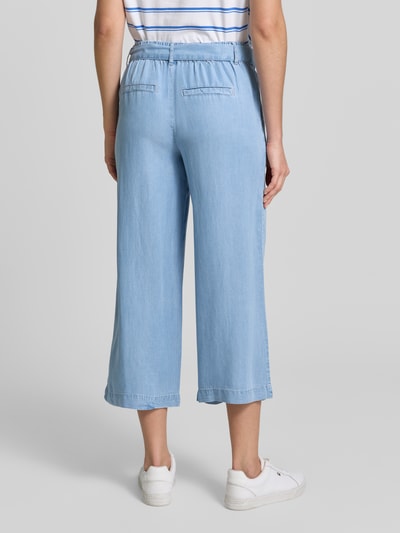 b.young Culotte mit Bindegürtel Modell 'KOSMO' Hellblau 5