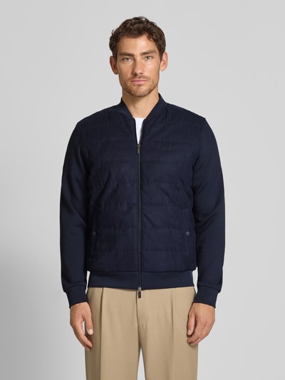 HECHTER PARIS Sweatjack met tweewegsritssluiting Marineblauw - 4